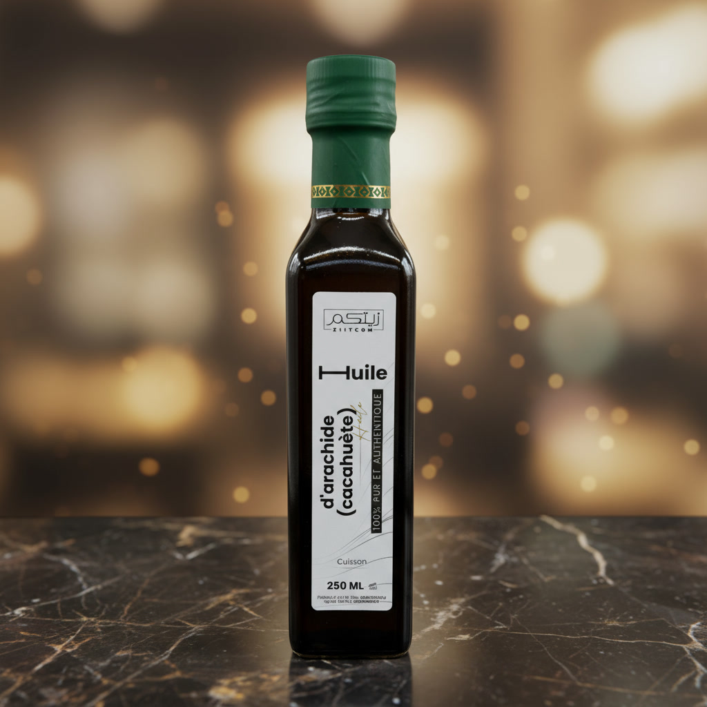 Huile d’Arachide Alimentaire – Idéale pour la Cuisson & Friture